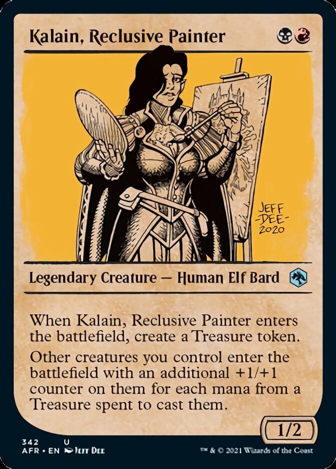 Magic: The Gathering MTG Single Kalain, Reclusive Painter (Showcase) [Dungeons & Dragons: Adventures in the Forgotten Realms]