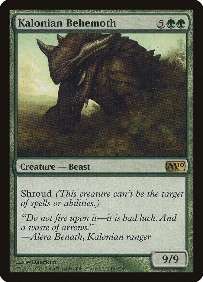 Magic: The Gathering MTG Single Kalonian Behemoth [Magic 2010]