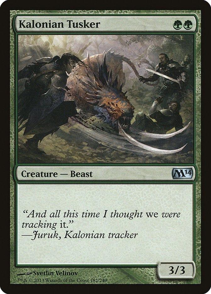 Magic: The Gathering MTG Single Kalonian Tusker [Magic 2014]