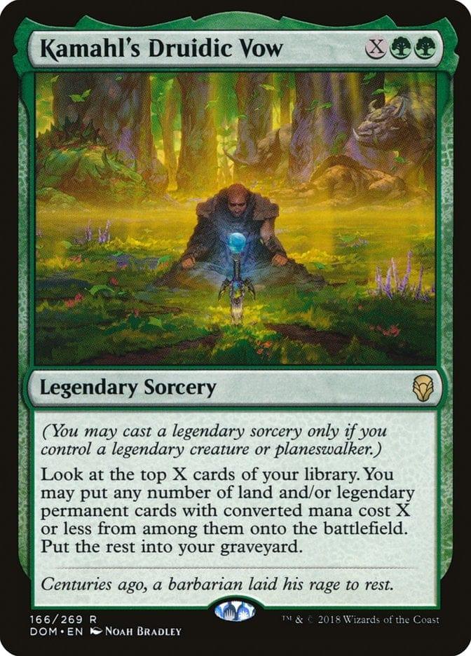 Magic: The Gathering MTG Single Kamahl's Druidic Vow [Dominaria]
