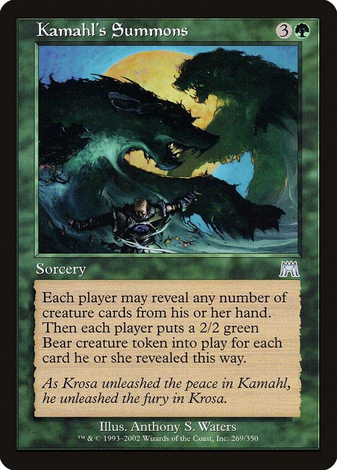 Magic: The Gathering MTG Single Kamahl's Summons [Onslaught]