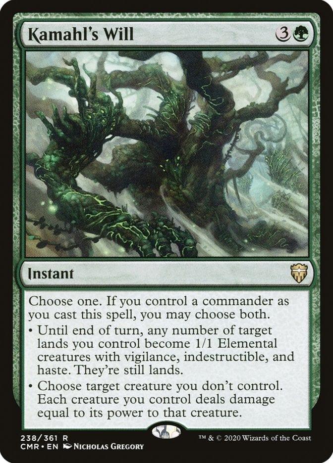 Magic: The Gathering MTG Single Kamahl's Will [Commander Legends]