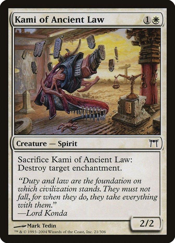 Magic: The Gathering MTG Single Kami of Ancient Law [Champions of Kamigawa]