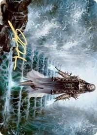 Magic: The Gathering MTG Single Karfell Harbinger Art Card (Gold-Stamped Signature) [Kaldheim: Art Series]