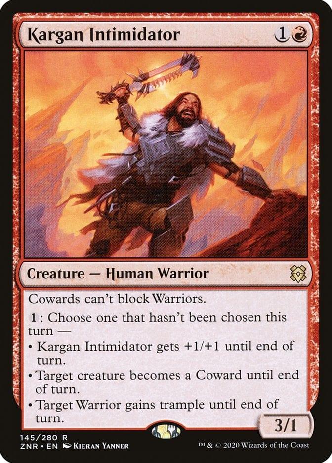 Magic: The Gathering MTG Single Kargan Intimidator [Zendikar Rising]