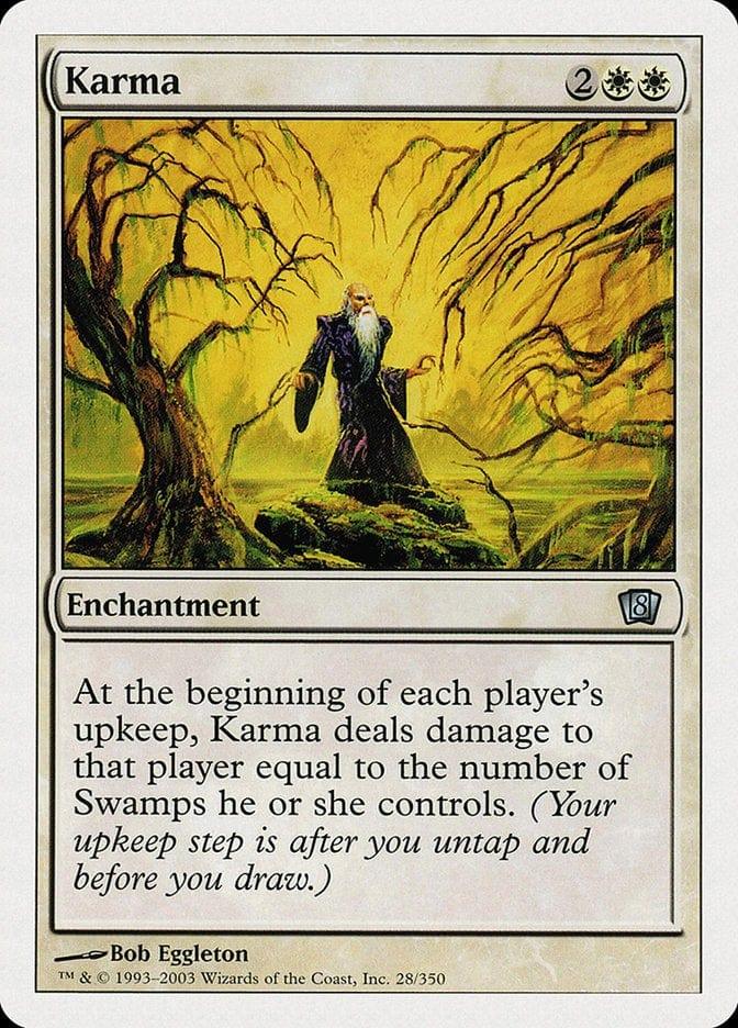 Magic: The Gathering MTG Single Karma [Eighth Edition]