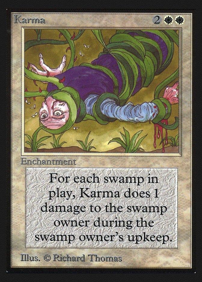 Magic: The Gathering MTG Single Karma [International Collectors’ Edition]