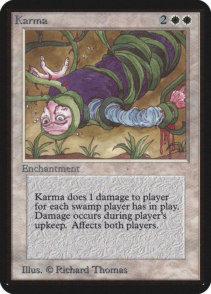 Magic: The Gathering MTG Single Karma [Limited Edition Alpha]