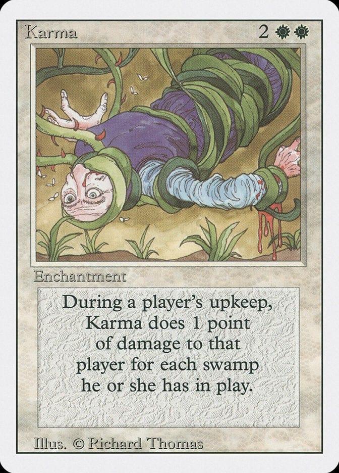 Magic: The Gathering MTG Single Karma [Revised Edition]