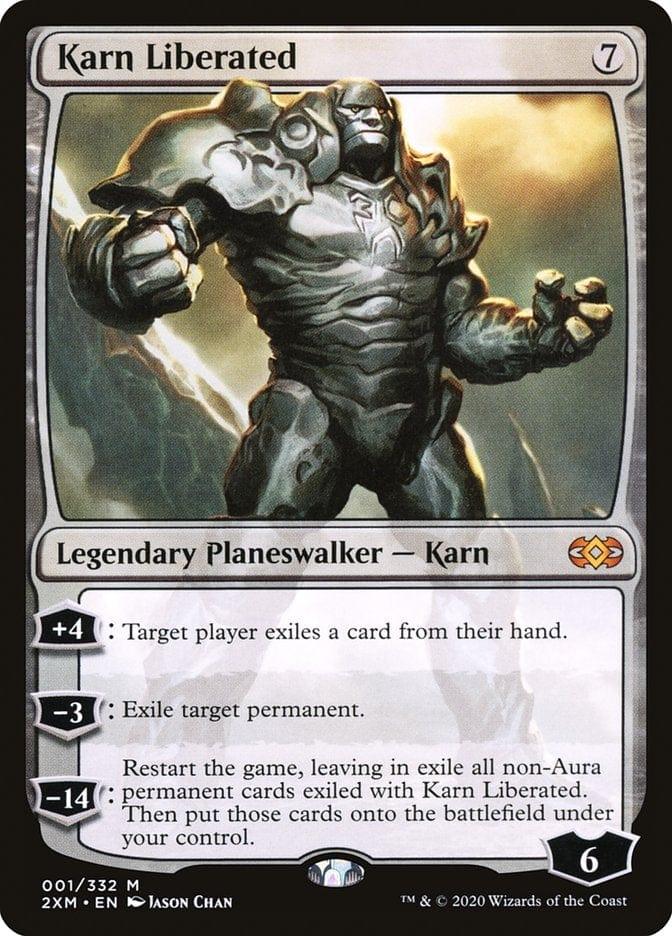 Magic: The Gathering MTG Single Karn Liberated [Double Masters]
