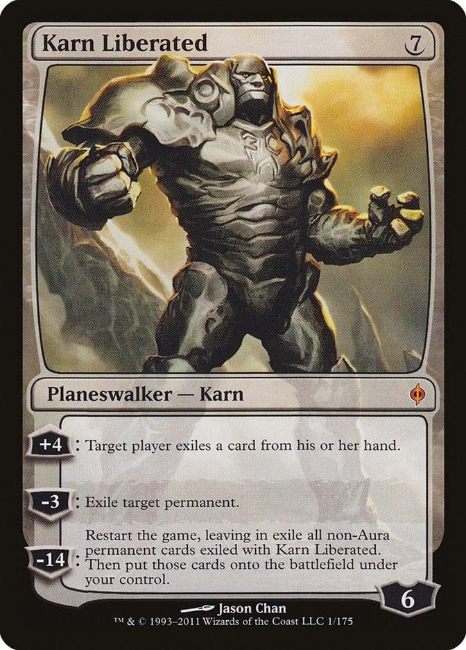 Magic: The Gathering MTG Single Karn Liberated [New Phyrexia]