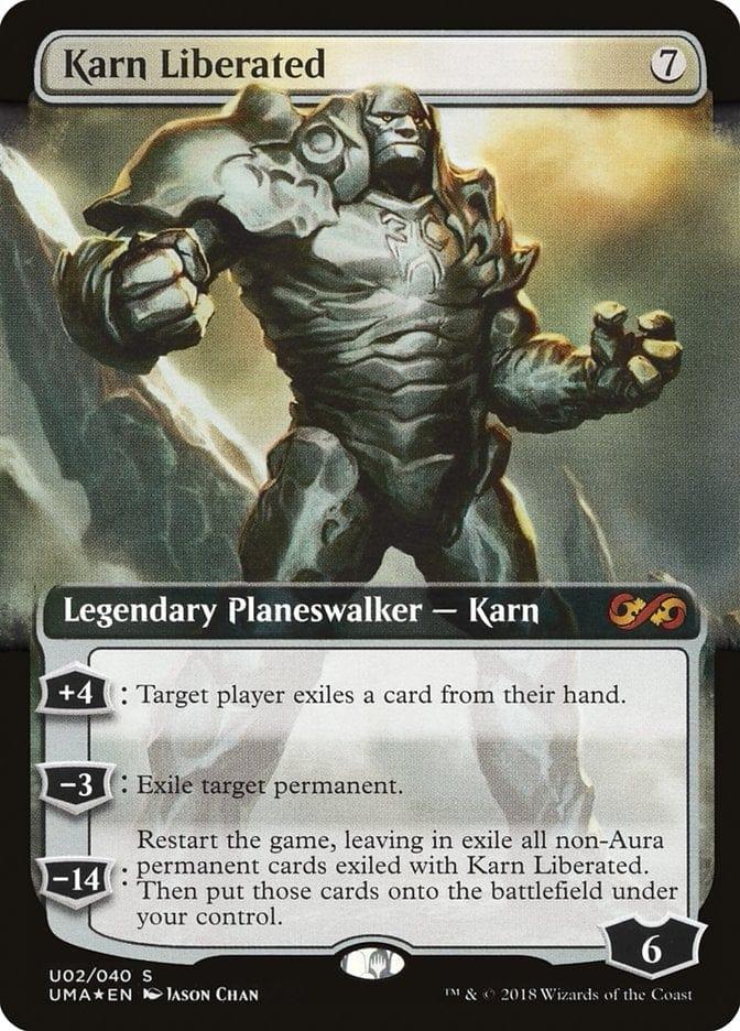 Magic: The Gathering MTG Single Karn Liberated (Topper) [Ultimate Box Topper]