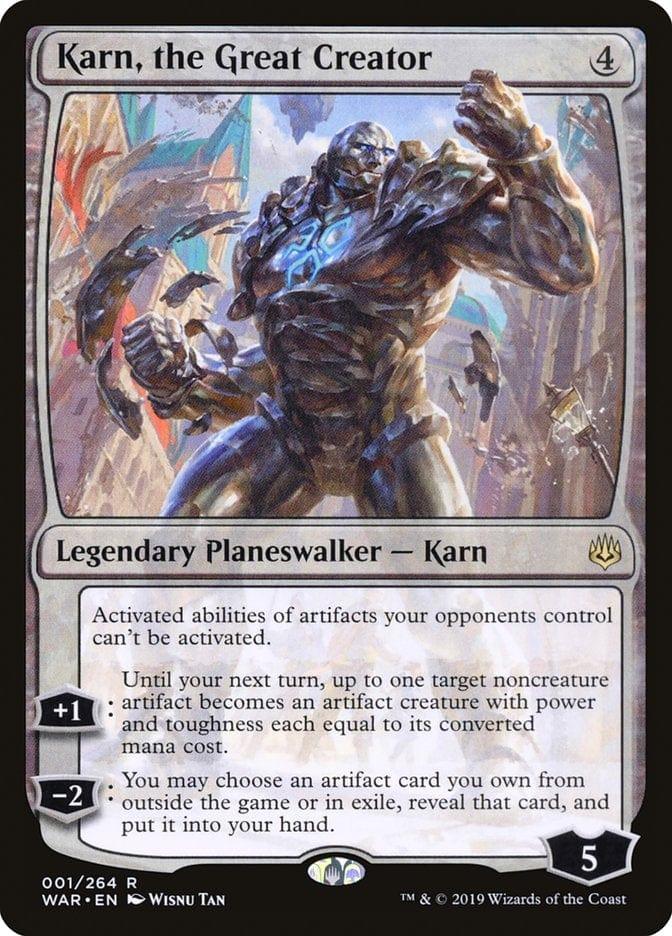 Magic: The Gathering MTG Single Karn, the Great Creator [War of the Spark]