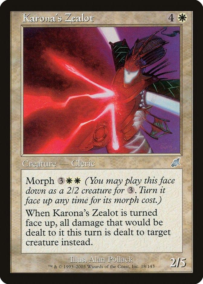 Magic: The Gathering MTG Single Karona's Zealot [Scourge]