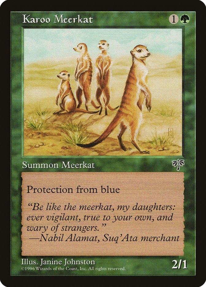 Magic: The Gathering MTG Single Karoo Meerkat [Mirage]