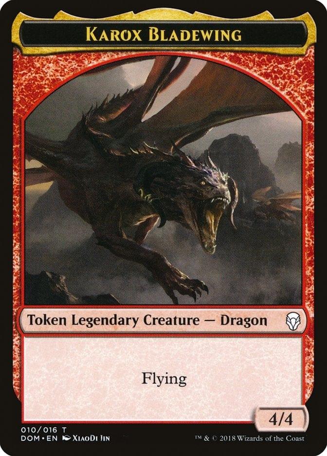 Magic: The Gathering MTG Single Karox Bladewing [Dominaria Tokens]
