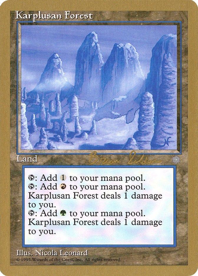 Magic: The Gathering MTG Single Karplusan Forest [World Championship Decks 1998]