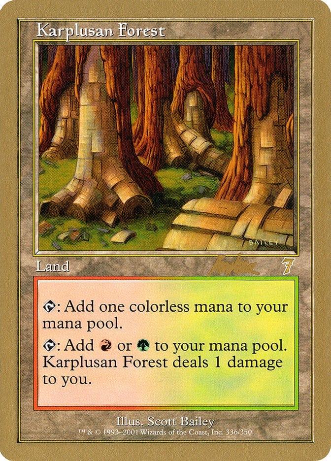 Magic: The Gathering MTG Single Karplusan Forest [World Championship Decks 2002]