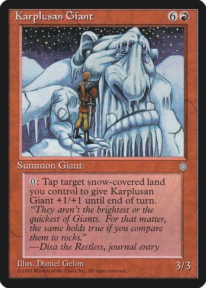 Magic: The Gathering MTG Single Karplusan Giant [Ice Age]