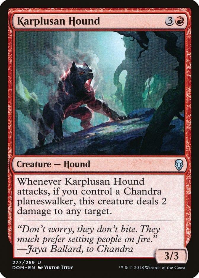 Magic: The Gathering MTG Single Karplusan Hound [Dominaria]