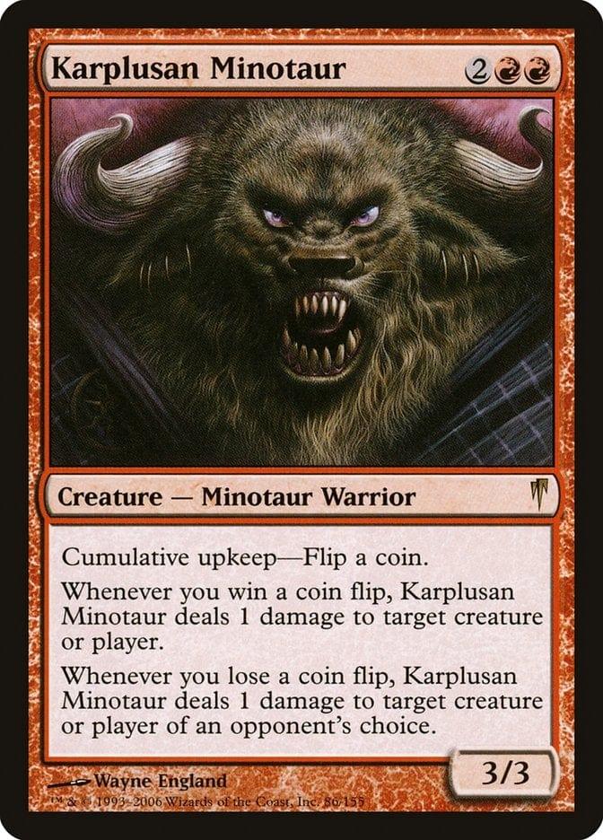 Magic: The Gathering MTG Single Karplusan Minotaur [Coldsnap]