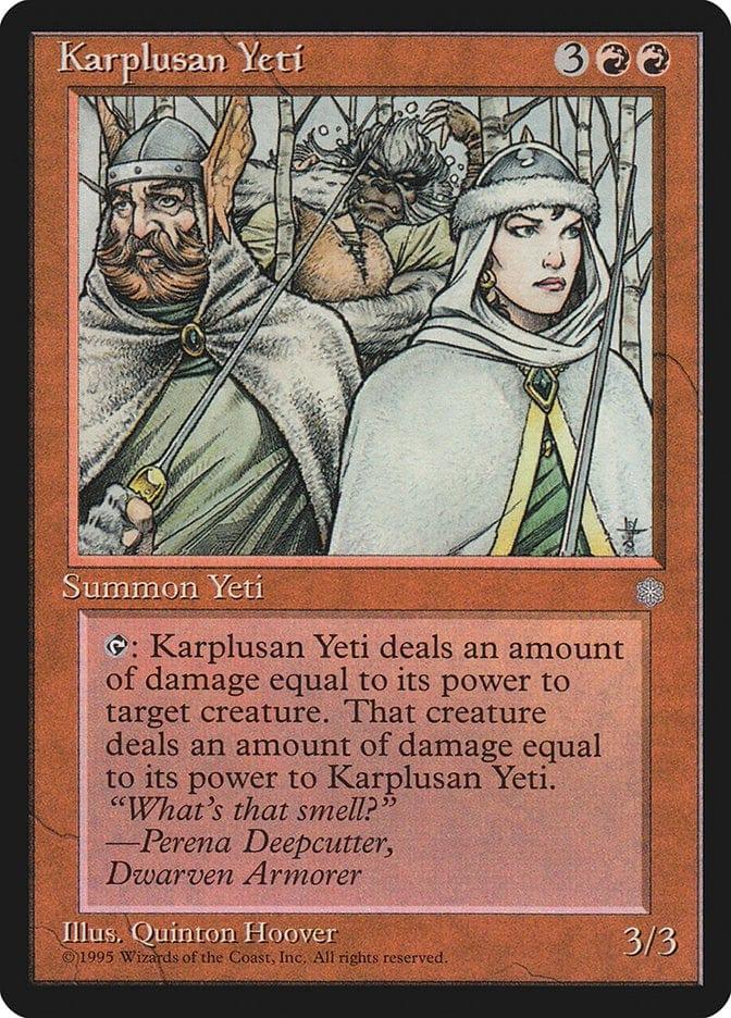 Magic: The Gathering MTG Single Karplusan Yeti [Ice Age]