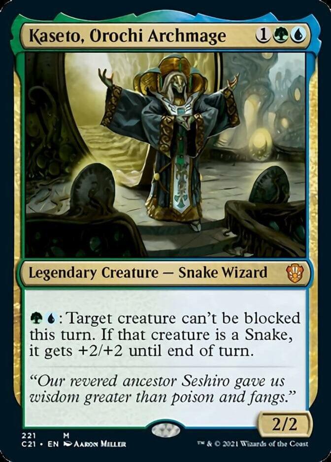Magic: The Gathering MTG Single Kaseto, Orochi Archmage [Commander 2021]