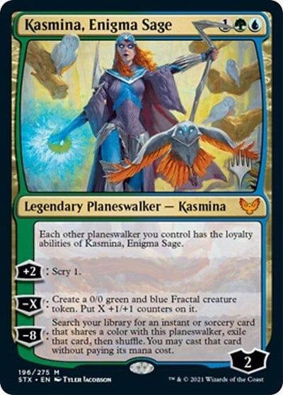 Magic: The Gathering MTG Single Kasmina, Enigma Sage (Promo Pack) [Strixhaven: School of Mages Promos]