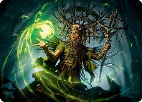 Magic: The Gathering MTG Single Katilda, Dawnhart Prime Art Card [Innistrad: Midnight Hunt Art Series]