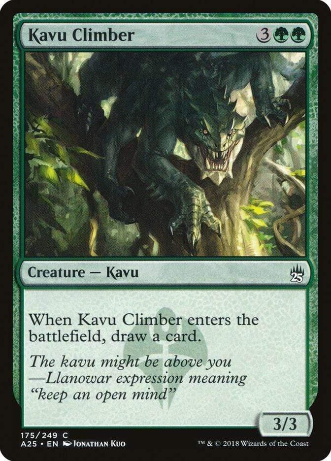 Magic: The Gathering MTG Single Kavu Climber [Masters 25]