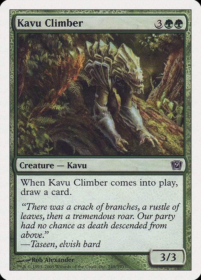 Magic: The Gathering MTG Single Kavu Climber [Ninth Edition]