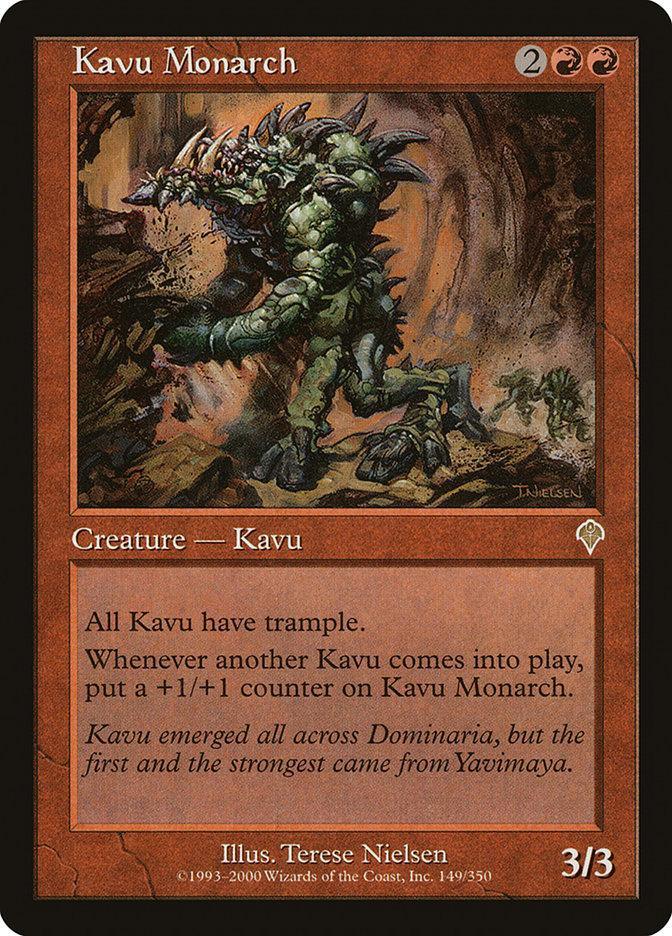Magic: The Gathering MTG Single Kavu Monarch [Invasion]