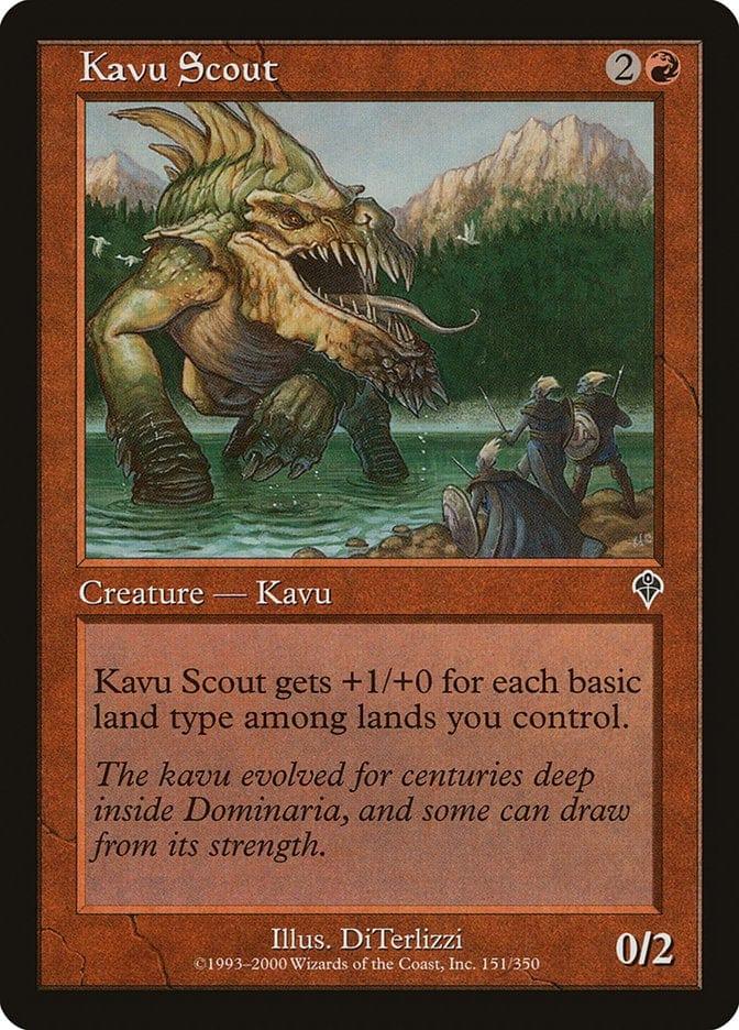 Magic: The Gathering MTG Single Kavu Scout [Invasion]