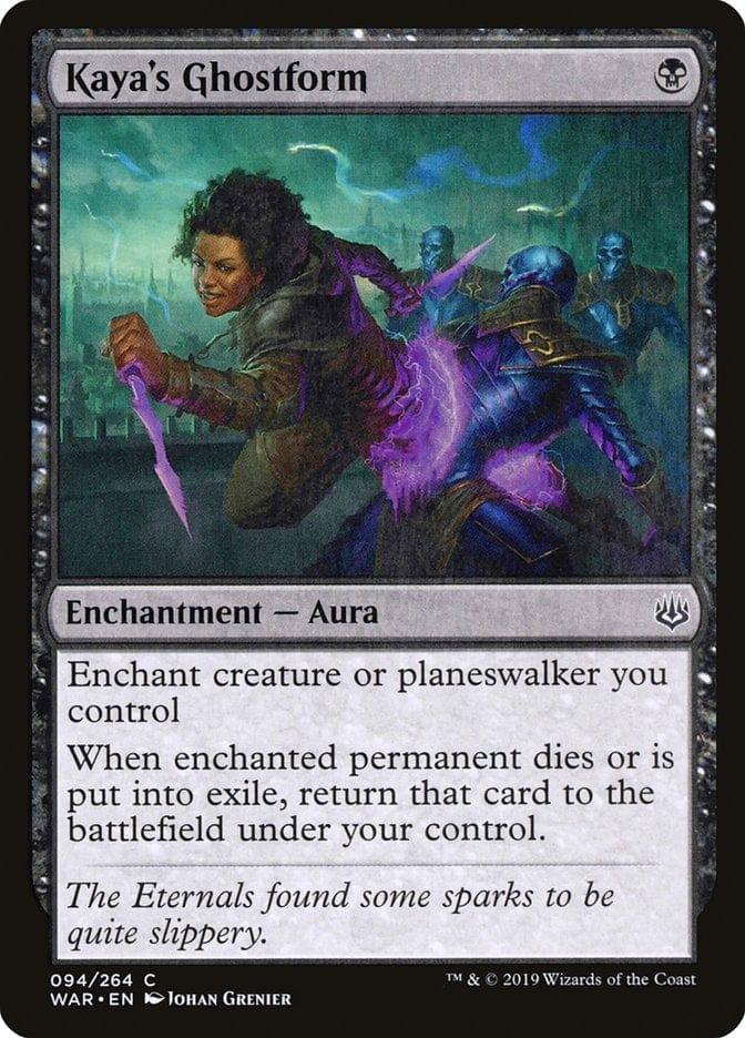 Magic: The Gathering MTG Single Kaya's Ghostform [War of the Spark]