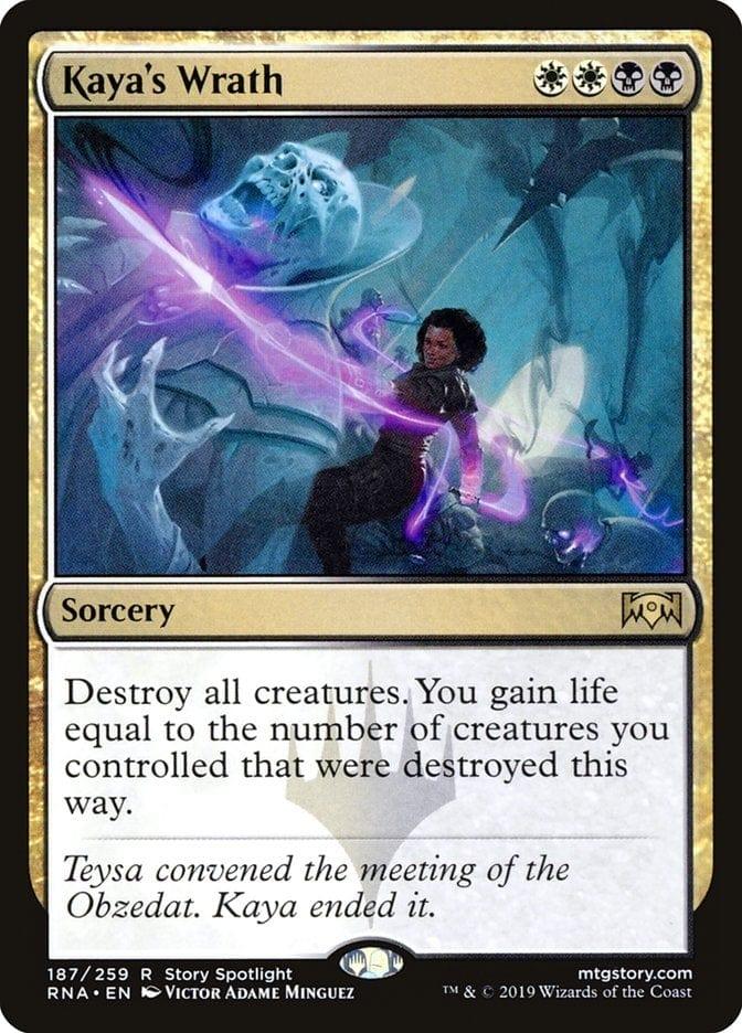 Magic: The Gathering MTG Single Kaya's Wrath [Ravnica Allegiance]