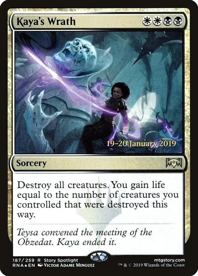 Magic: The Gathering MTG Single Kaya's Wrath [Ravnica Allegiance Prerelease Promos]