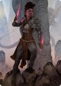 Magic: The Gathering MTG Single Kaya the Inexorable Art Card [Kaldheim: Art Series]