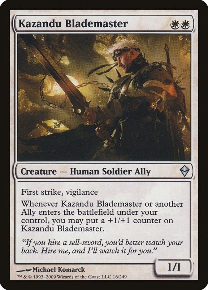 Magic: The Gathering MTG Single Kazandu Blademaster [Zendikar]