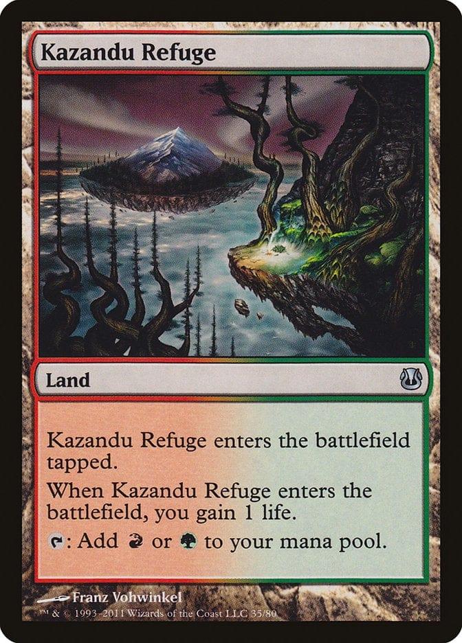 Magic: The Gathering MTG Single Kazandu Refuge [Duel Decks: Ajani vs. Nicol Bolas]