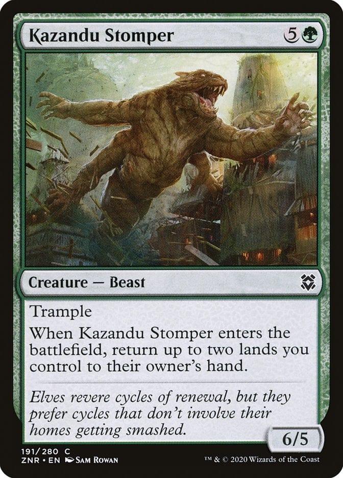 Magic: The Gathering MTG Single Kazandu Stomper [Zendikar Rising]