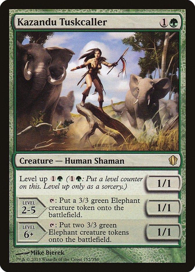 Magic: The Gathering MTG Single Kazandu Tuskcaller [Commander 2013]