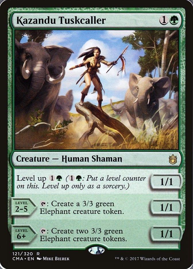Magic: The Gathering MTG Single Kazandu Tuskcaller [Commander Anthology]