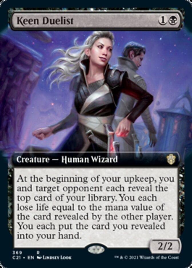 Magic: The Gathering MTG Single Keen Duelist (Extended) [Commander 2021]