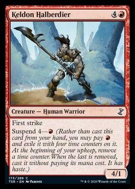 Magic: The Gathering MTG Single Keldon Halberdier [Time Spiral Remastered]