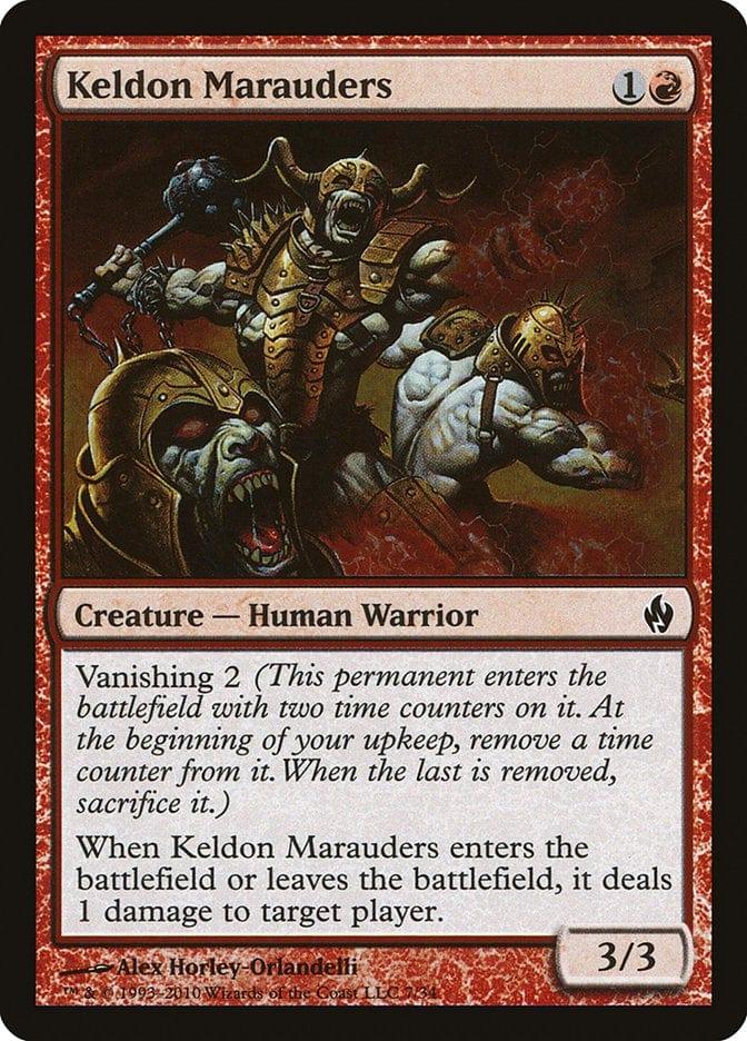 Magic: The Gathering MTG Single Keldon Marauders [Premium Deck Series: Fire and Lightning]