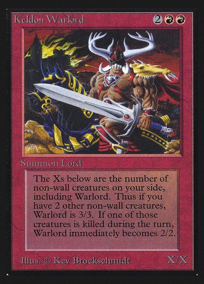 Magic: The Gathering MTG Single Keldon Warlord [International Collectors’ Edition]