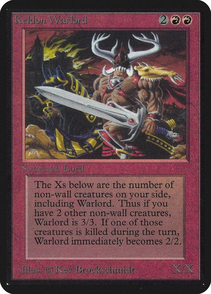 Magic: The Gathering MTG Single Keldon Warlord [Limited Edition Alpha]