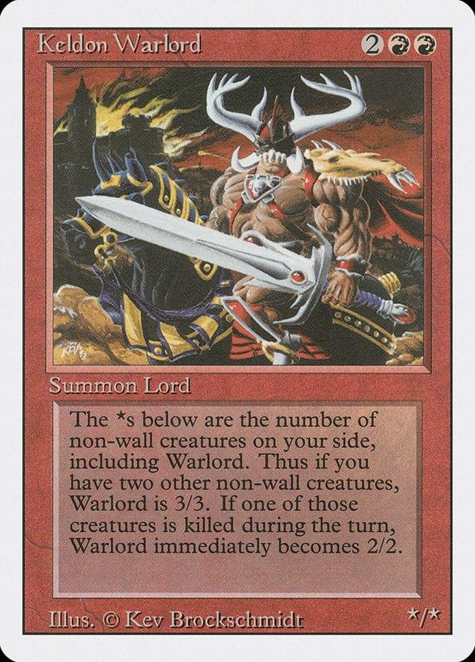 Magic: The Gathering MTG Single Keldon Warlord [Revised Edition]
