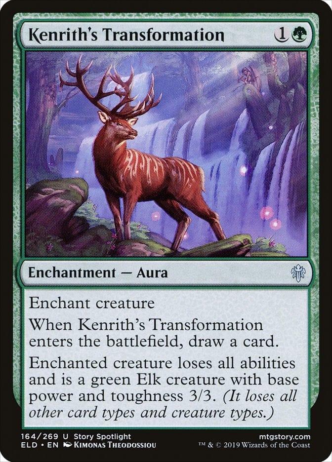 Magic: The Gathering MTG Single Kenrith's Transformation [Throne of Eldraine]