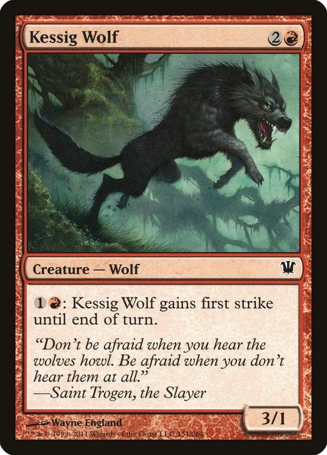 Magic: The Gathering MTG Single Kessig Wolf [Innistrad]